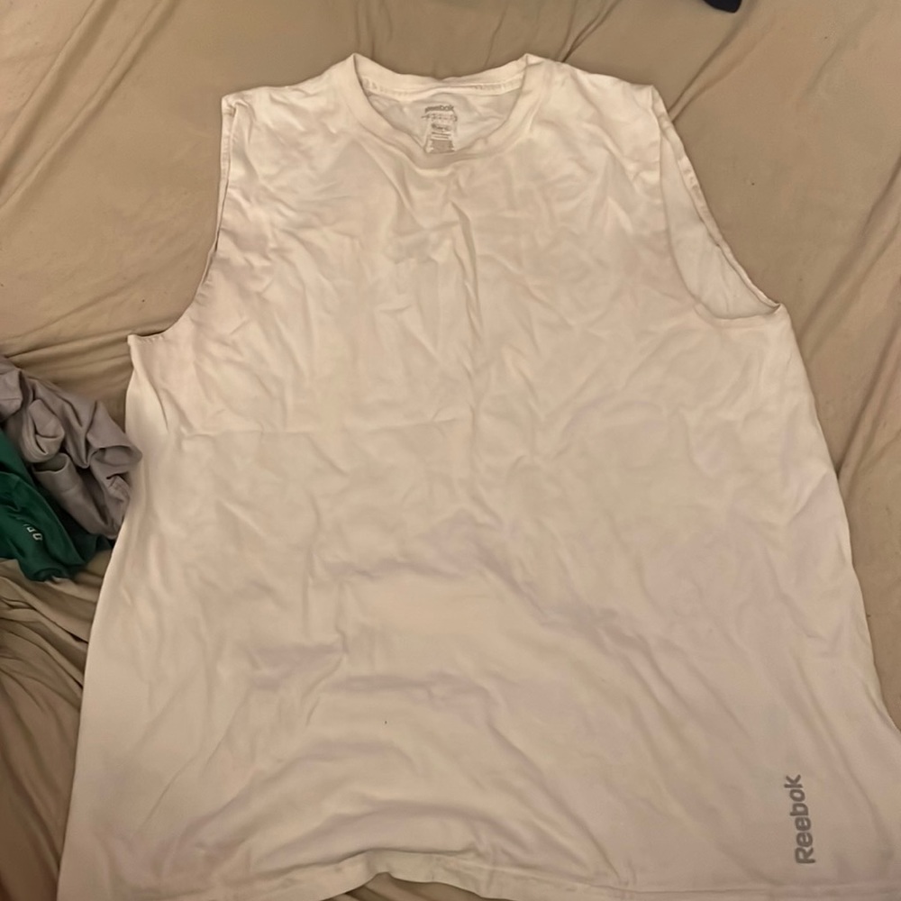 Reebok White Tank Top